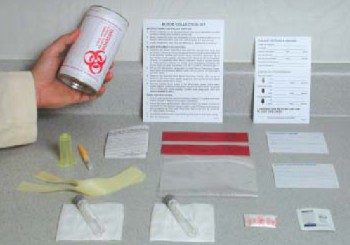 Blood alcohol collection kit